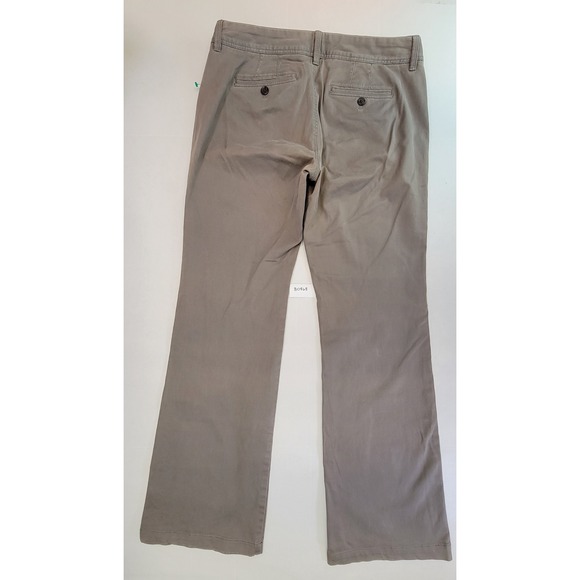 Banana Republic Martin Fit Stretch Chinos Khaki Pants Women Size 8 - Picture 5 of 5
